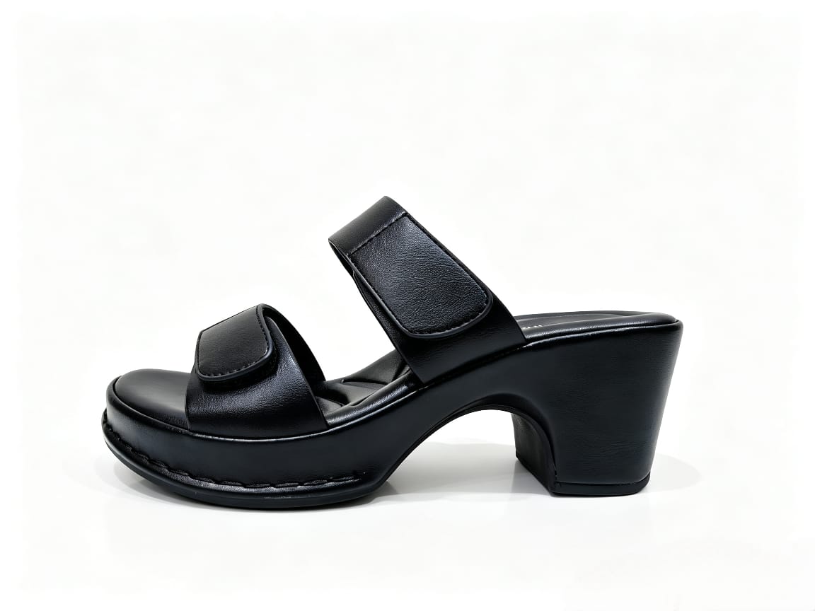 Amlee Women's Comfort Block Heels with Soft Cushion Insole