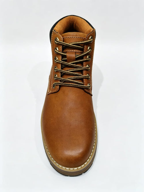 Amlee Men High Cut Leather Shoes