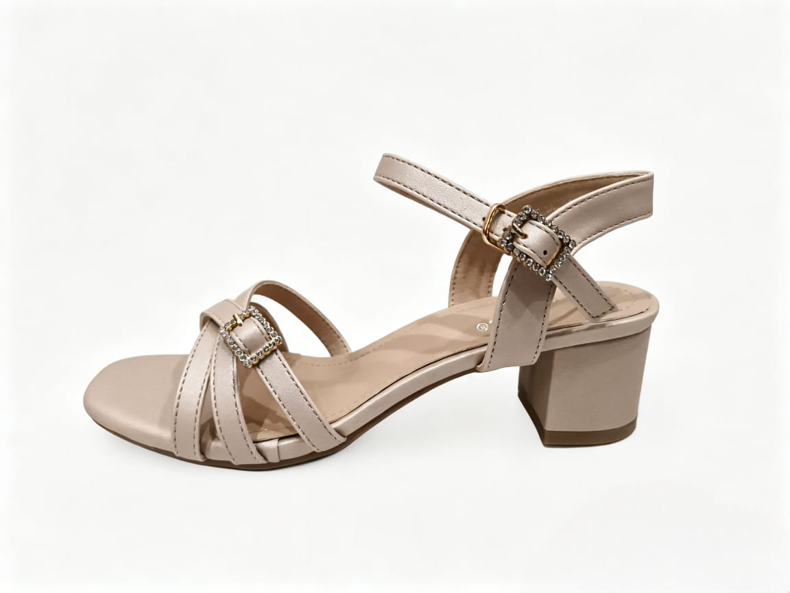 Amlee Women's Minimalist Block Heel Sandals