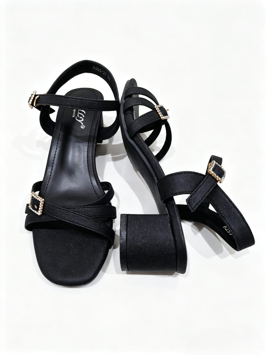 Amlee Women's Minimalist Block Heel Sandals